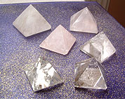 quartz pyramids
